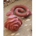 Natruba Teether Rose Terracotta Red