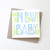 New Baby Card Baby Blue