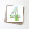 Birthday Card 4 Rabbits
