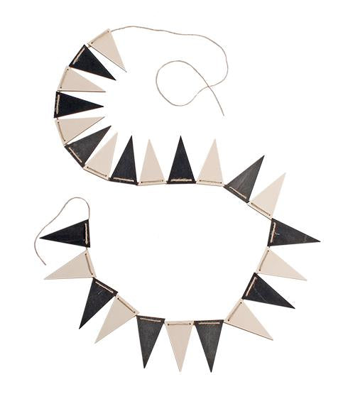 Grimm's Pennant Banner Monochrome