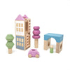 Lubulona Car Pink with mint figure