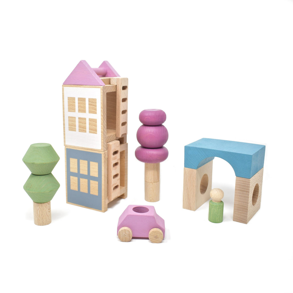 Lubulona Car Pink with mint figure