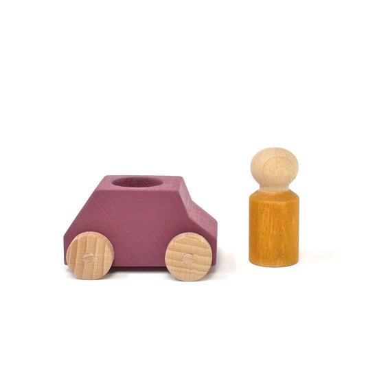 Lubulona Car Plum with ochre figure