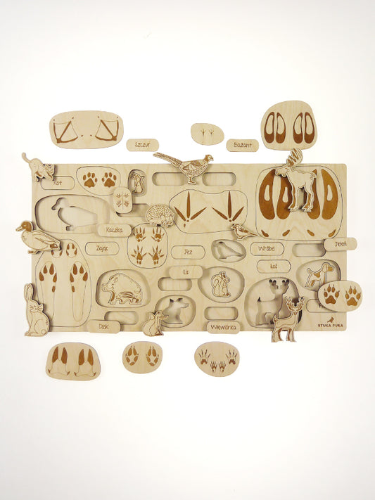 Stuka Puka On the Right Track Puzzle