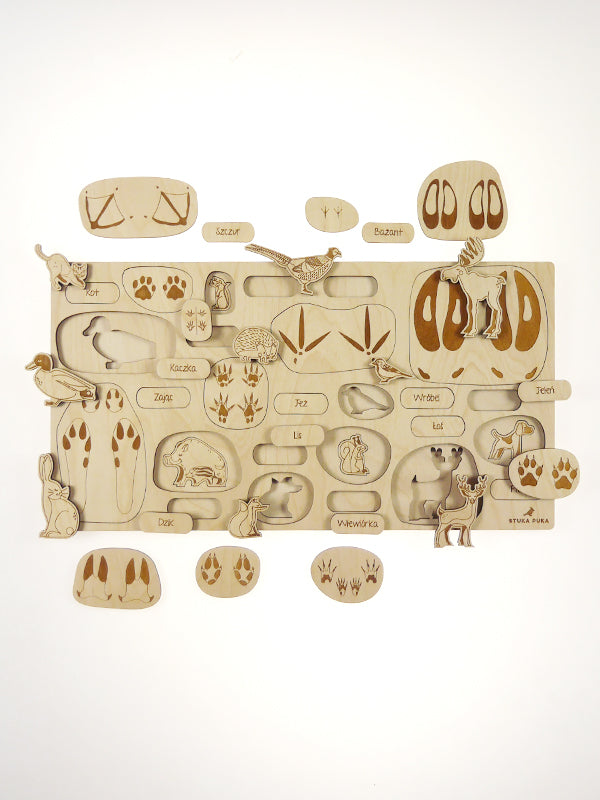 Stuka Puka On the Right Track Puzzle