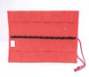 Sedulus crayon case for 12 stick and block crayons, unfilled red.