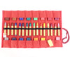 Sedulus crayon case for 16 stick and block crayons, red, unfilled.