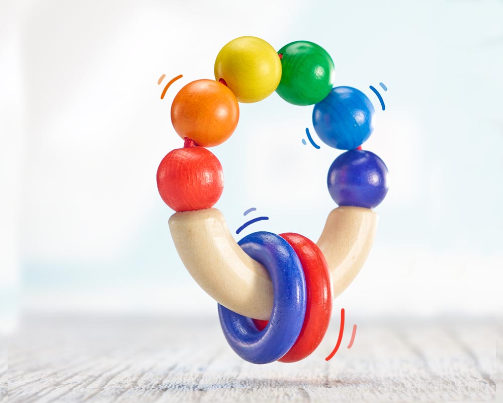 Selecta Baby Rattle Rondello