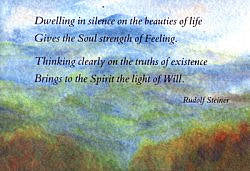 Postcards Verses & Mediation from Rudolf Steiner