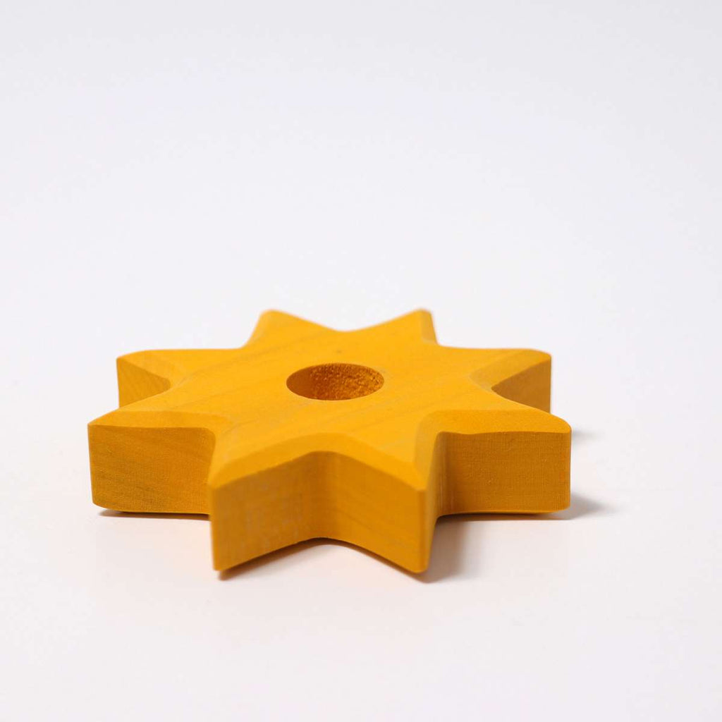Grimm's Candle Holder Yellow Star