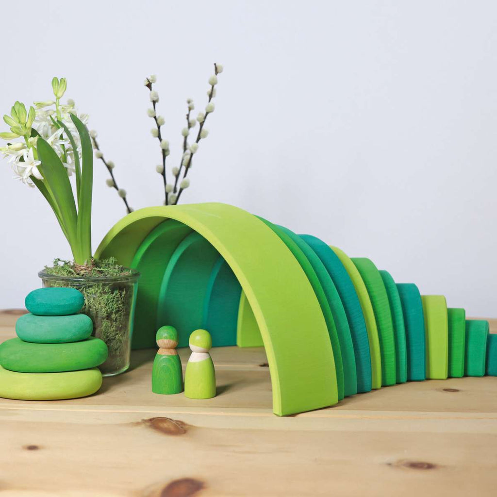 Grimm's Large Rainbow Meadow Green (Was $165.00 Now $82.00 over 50% saving)