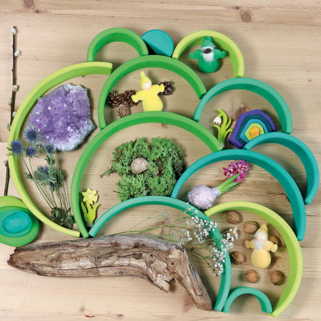Grimm's Large Rainbow Meadow Green (Was $165.00 Now $82.00 over 50% saving)