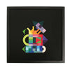 Grimm's Magnetic Board Black 50x50 cm