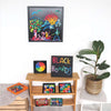 Grimm's Magnetic Board Black 50x50 cm