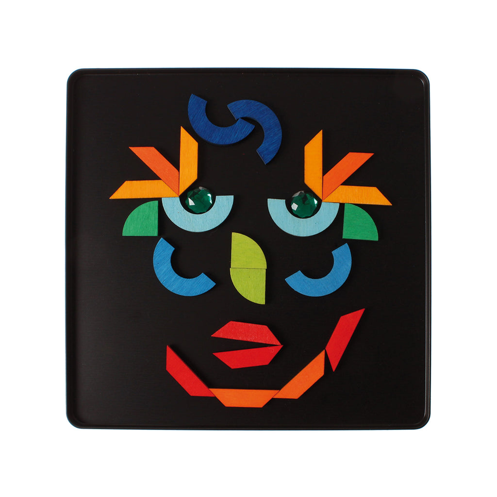 Magnet puzzle triangle circle