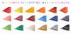 Stockmar Decorating Wax, 18 Pieces