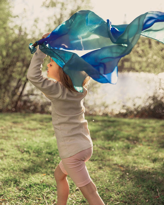 Sarah's Silks Earth Playsilk Ocean