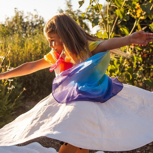 Sarah's Silks Enchanted Playsilk Rainbow