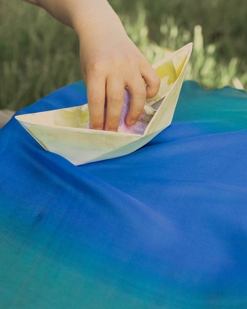 Sarah's Silks Mini Earth Playsilk Ocean
