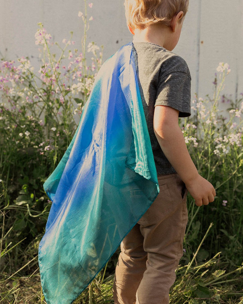 Sarah's Silks Mini Earth Playsilk Ocean