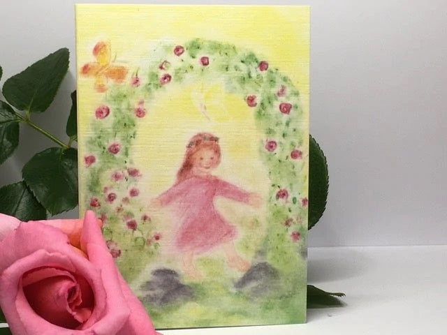 Seccorell Greeting Card Girl