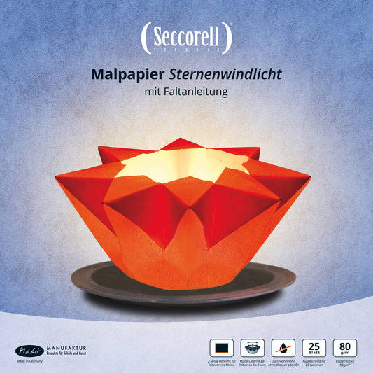 Seccorell Art Paper Starry Lantern Pad