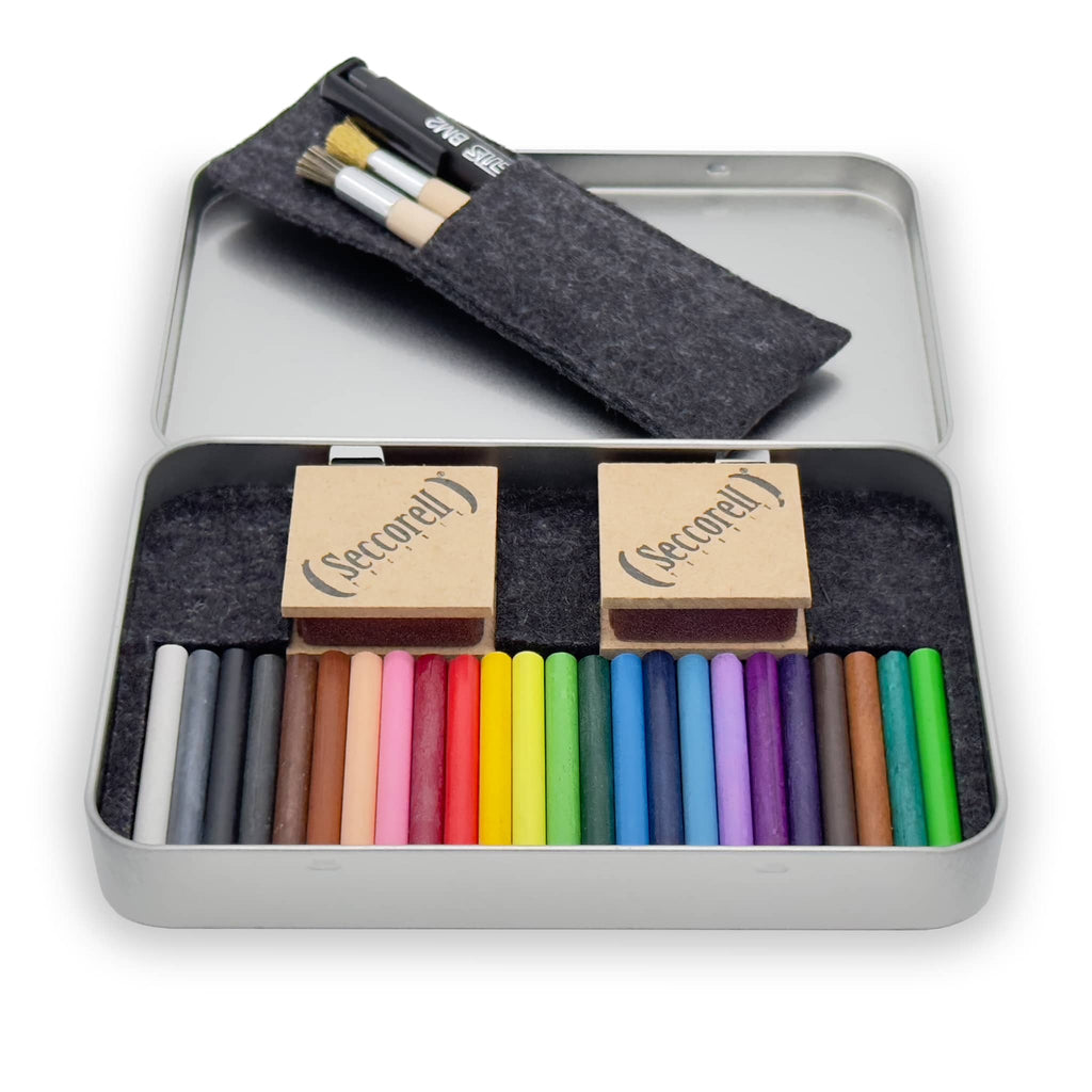 Seccorell Art Smudge Pastels, Tin Large
