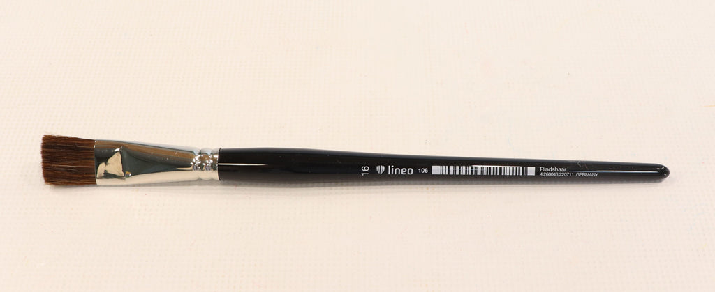 Sedulus premium painting brush, silver ferrule flat 16mm.