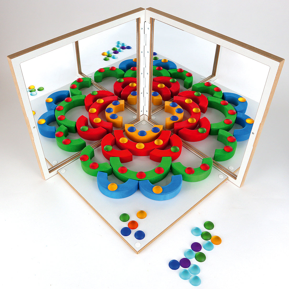 Bauspiel Mirror Case set - 153 pieces