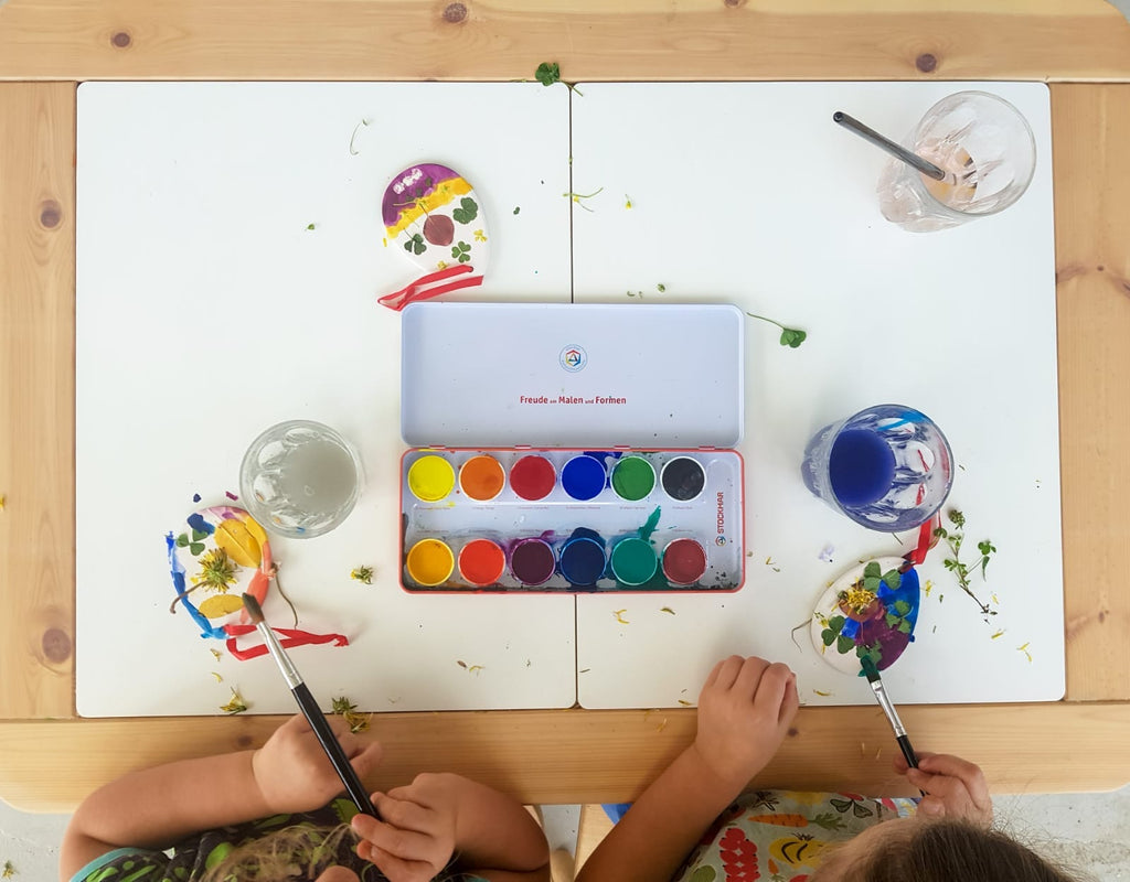 Stockmar Watercolour Paint Set, 12 Opaque Colours