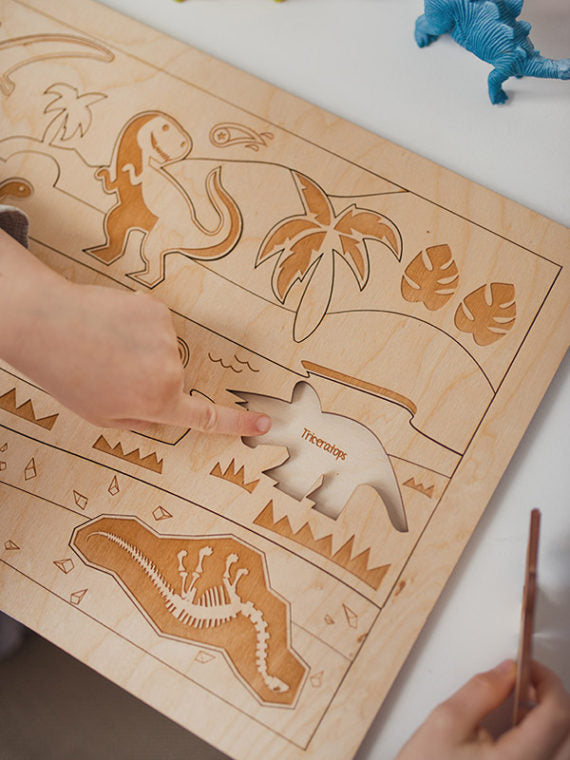 Stuka Puka Prehistoric World Puzzle