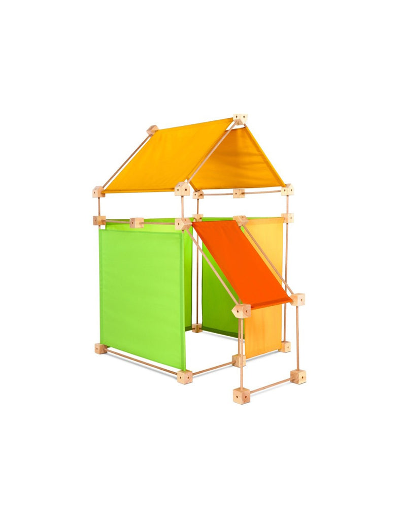 Trigonos Construction Tent Family, Green/Orange (already reduced, no code needed)