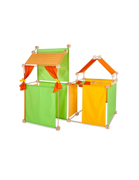 Trigonos Construction Tent Maxi, Green/Orange (already reduced, no code needed)