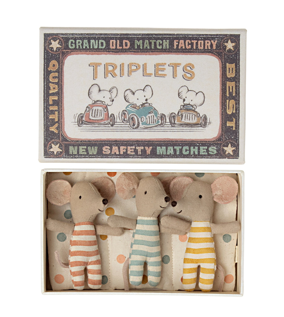 Maileg Triplets in Matchbox 2022