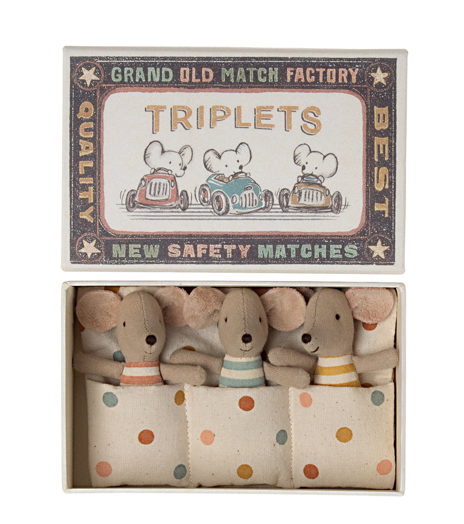 Maileg Triplets in Matchbox 2022