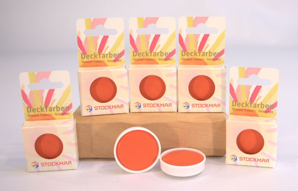 Stockmar Paint Well Opaque Vermilion