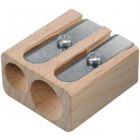 Lyra Wooden Dual Sharpener Small