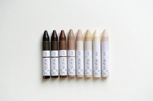 All of Us Skintone Beeswax Crayons Sticks - vendor-unknown - Honeybee Toys