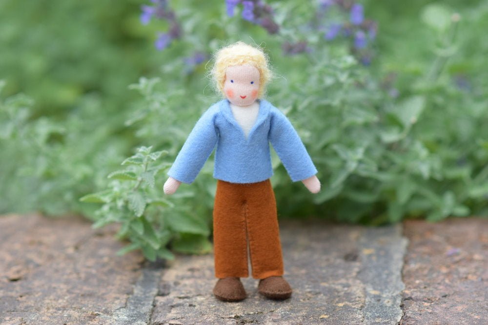 Ambrosius Doll Father Blonde Hair - vendor-unknown - Honeybee Toys