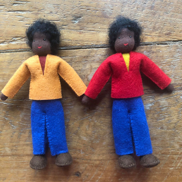 Ambrosius Doll Father Dark Skin