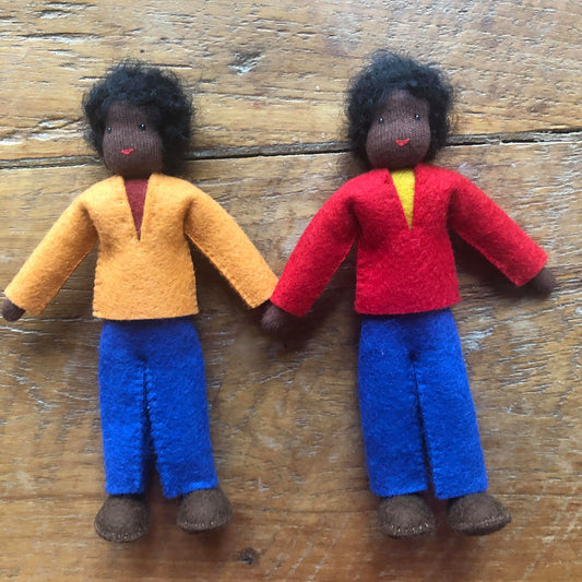 Ambrosius Doll Father Dark Skin - vendor-unknown - Honeybee Toys