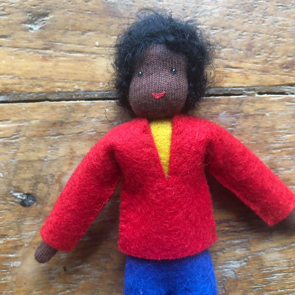 Ambrosius Doll Father Dark Skin - vendor-unknown - Honeybee Toys