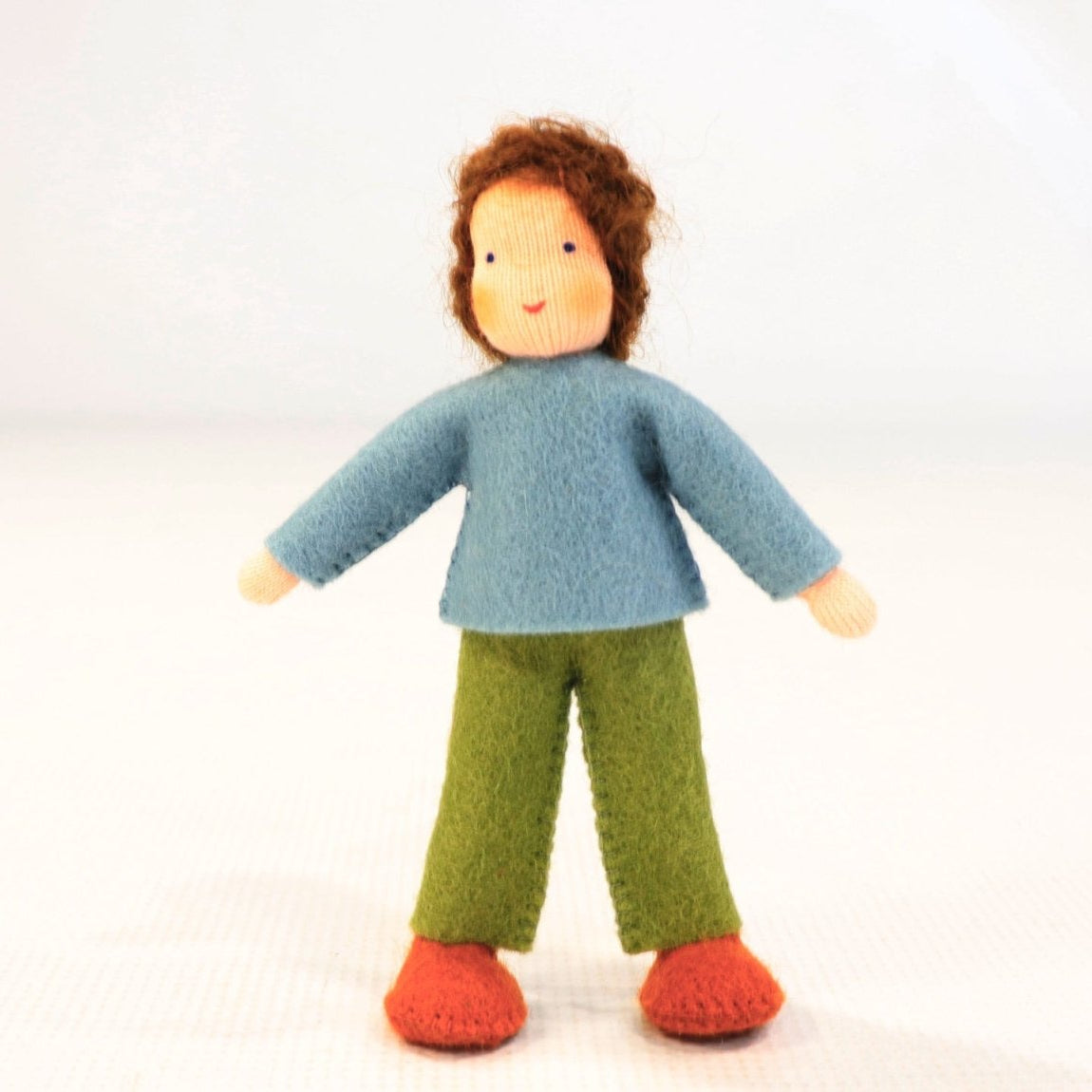 Ambrosius Doll Son Brown Hair - vendor-unknown - Honeybee Toys