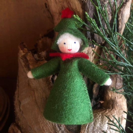 Ambrosius Christmas Flower Fairy Tree with Star