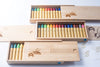 Apiscor Beeswax Crayons, Stick 16 in Bamboo Box - vendor-unknown - Honeybee Toys