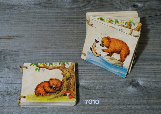 Atelier Fischer Wooden Book Bears - vendor-unknown - Honeybee Toys