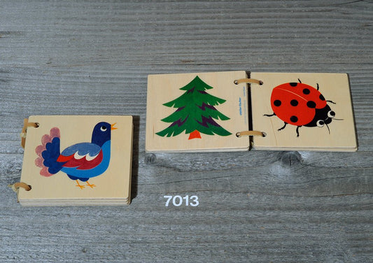 Atelier Fischer Wooden Book Nature Mini - vendor-unknown - Honeybee Toys