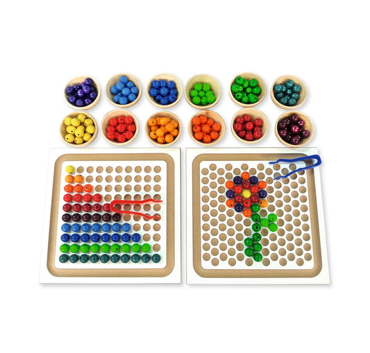 Bauspiel Bead Board for 20 mm Beads - vendor-unknown - Honeybee Toys