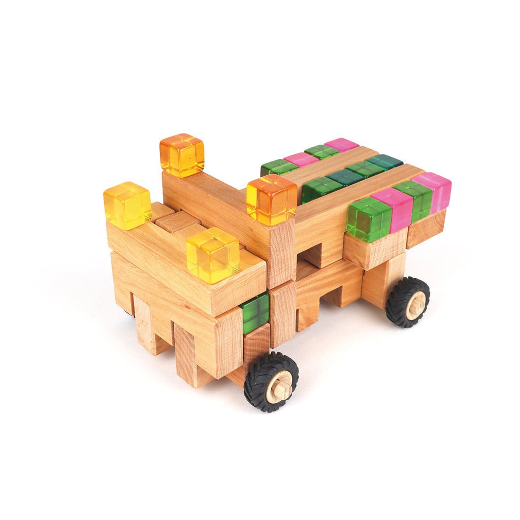Bauspiel Big Wheel Kit 30 pcs - vendor-unknown - Honeybee Toys