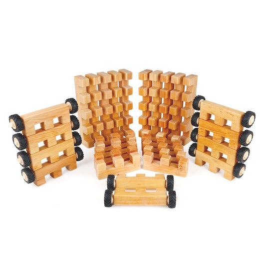 Bauspiel Big Wheel Kit 30 pcs - vendor-unknown - Honeybee Toys
